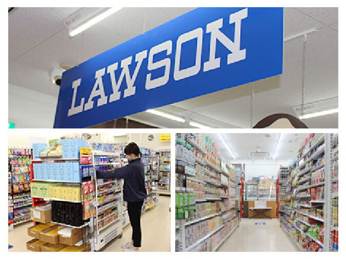 LAWSONタカシマヤゲートモール店の外観と店内の様子
